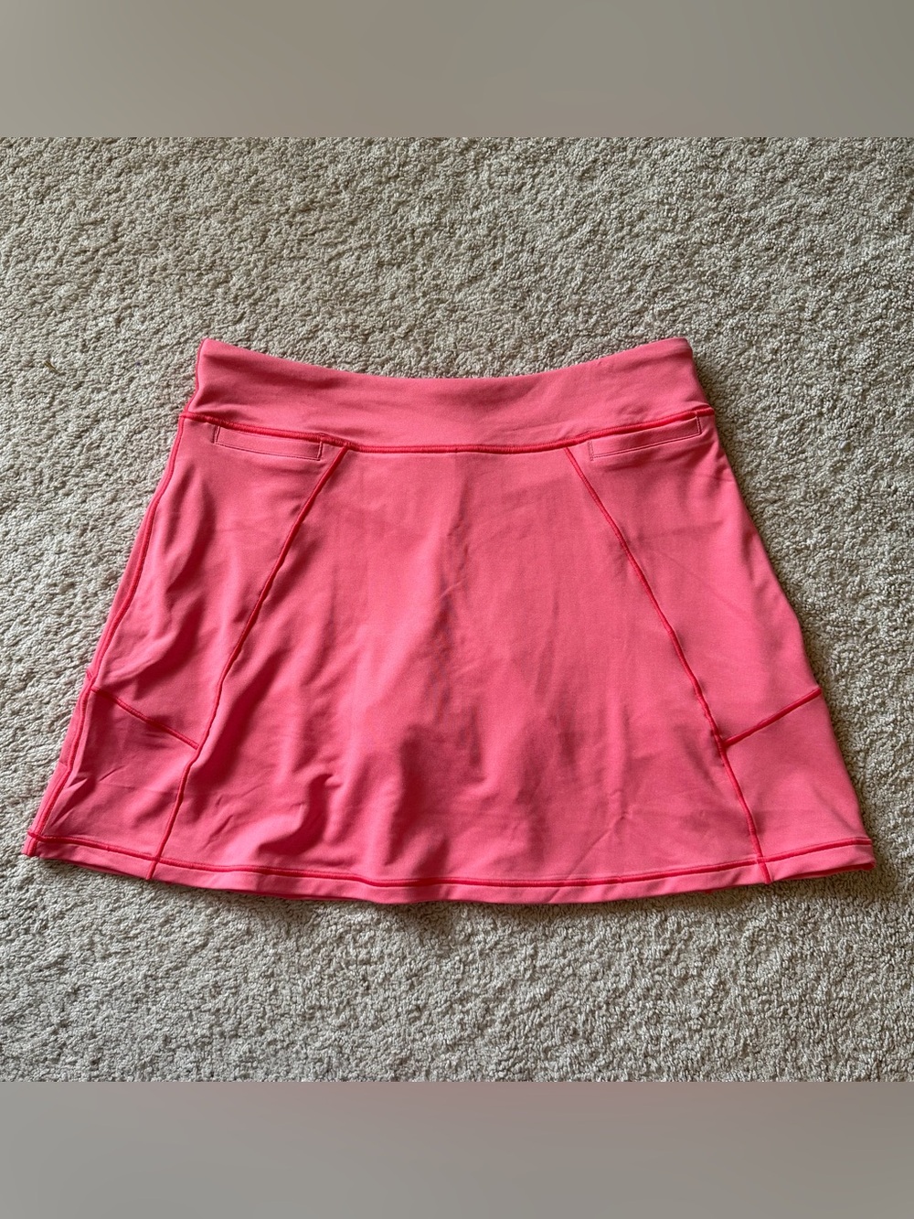 Peter Millar Coral Pink Golf Swing Athletic Performance Skort UPF 50+ NWT